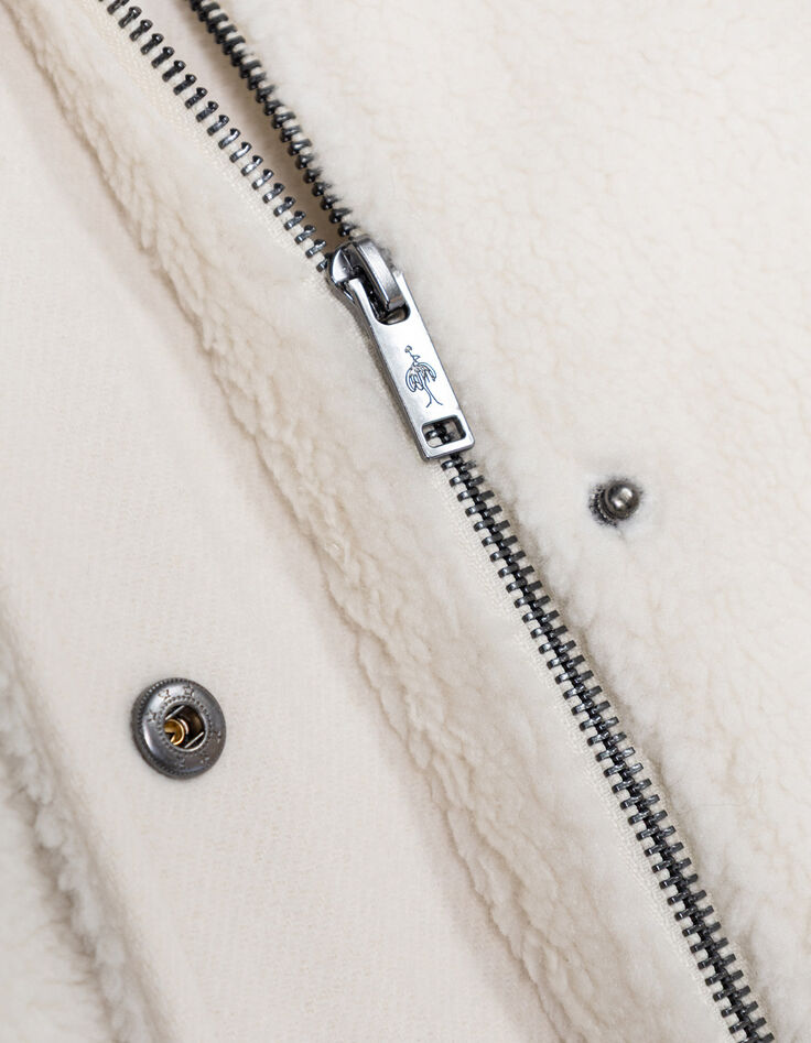 DIANE - Manteau blanc lainage fantaisie bouclette-8 DIANE - Manteau blanc lainage fantaisie bouclette-8