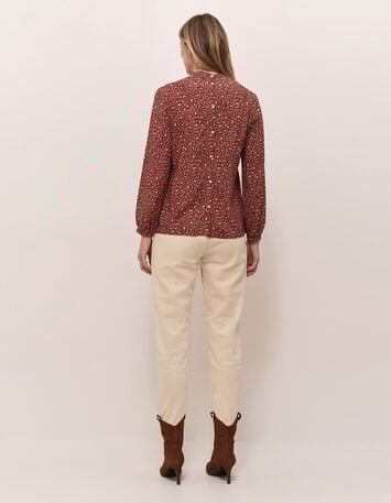 CHABADA - Blouse pumpkin à imprimé safari d'hiver-4 CHABADA - Blouse pumpkin à imprimé safari d'hiver-4