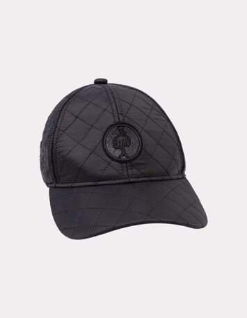 ALISE - Casquette noire matelassée-2