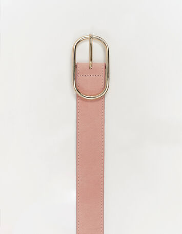 ACCESS - Ceinture &eacute;glantine cuir velours grain&eacute; certifi&eacute;-1