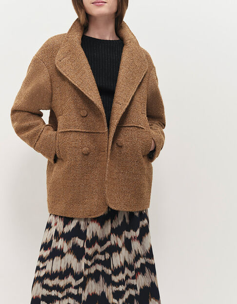 DUNE - Manteau cashew nuts lainage fantaisie - One Step