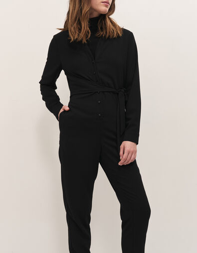 RAG - Combi longue noire &agrave; nouer c&ocirc;t&eacute; - One Step