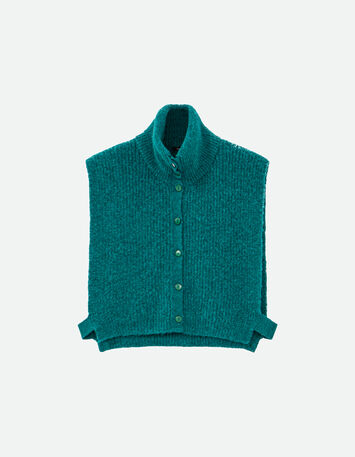 ANGIE  - Col camionneur evergreen tricot-6
