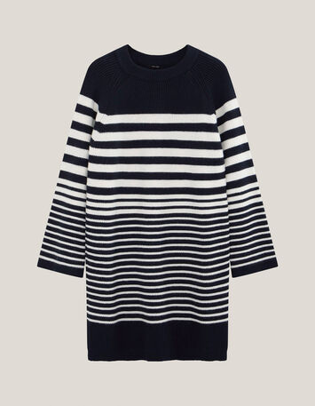 ROZALIA - Robe pull marinière en tricot-5