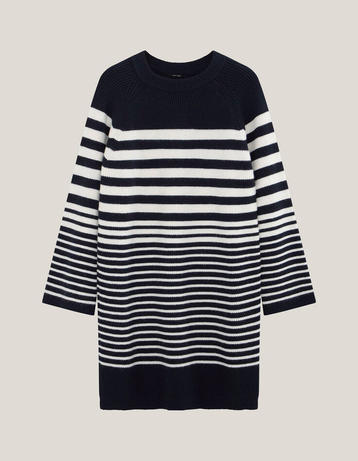 ROZALIA - Robe pull marinière en tricot-5