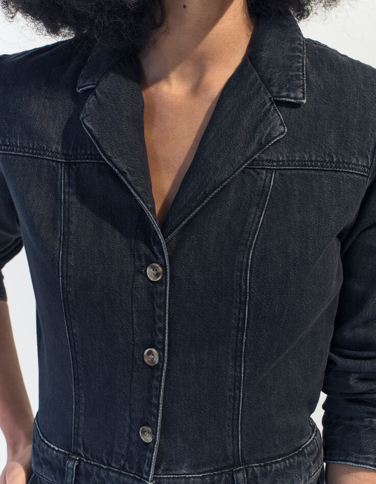 RONIN - Combinaison en jean gris waterless -3