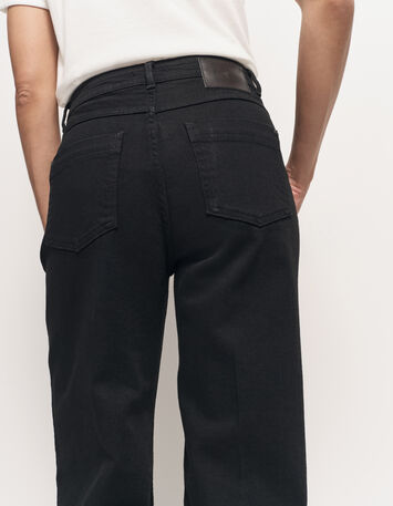 LE HAILEY - Jean flare noir-5