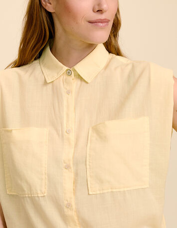 CENTURY - Chemise mimosa en voile de coton-2