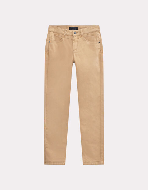 LE INDI - Jean slim beige waterless 7/8e effet push-up - One Step