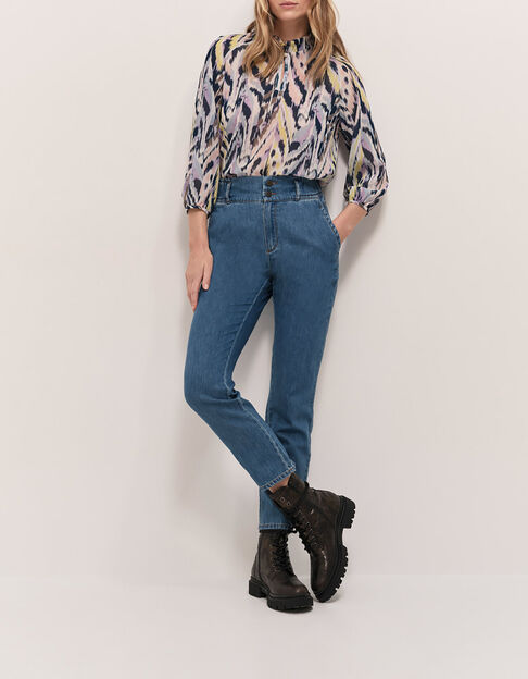 LE THYLANE - Jean chino medium wash - One Step