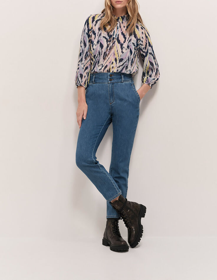 LE THYLANE - Jean chino medium wash-1