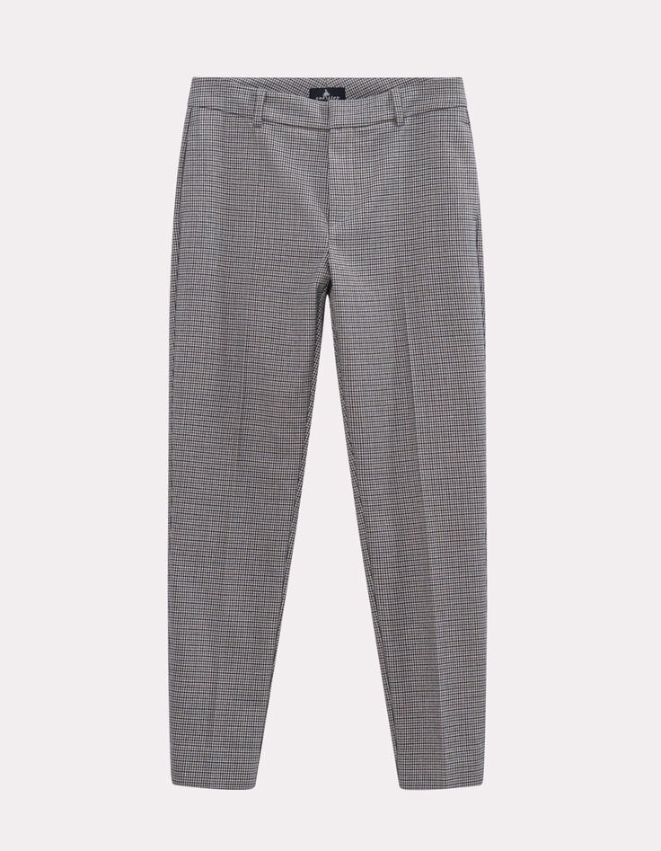 PAN - Pantalon de costume bleue motif pied-de-puce-1 PAN - Pantalon de costume bleue motif pied-de-puce-1