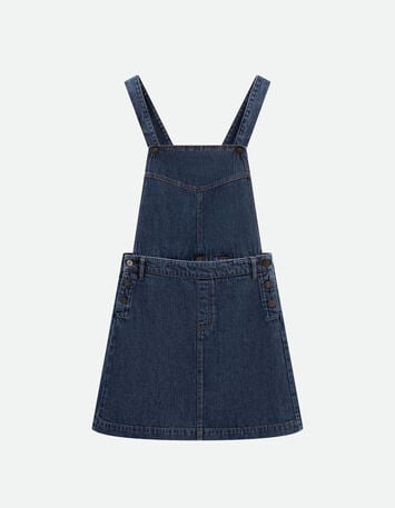 RANDY - Robe salopette en jean bleu-5 RANDY - Robe salopette en jean bleu-5