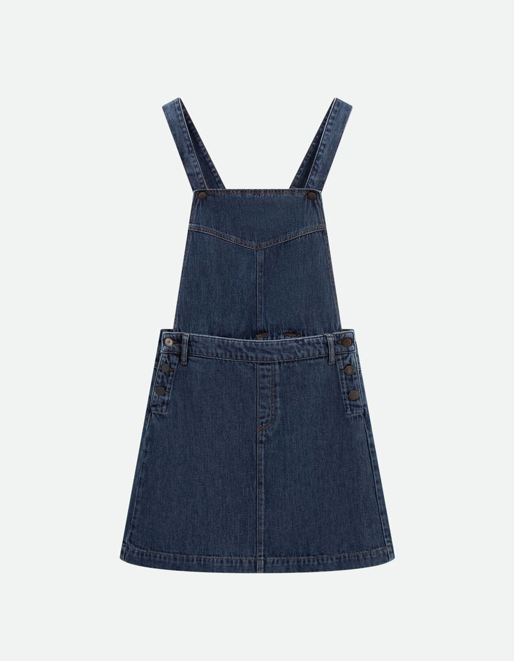 RANDY - Robe salopette en jean bleu-5 RANDY - Robe salopette en jean bleu-5