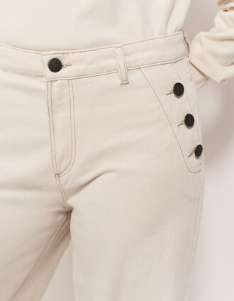 LE HAILEY - Jean flare ivoire waterless