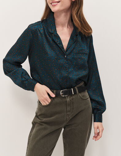 CHANEZ - Chemise sycamore à imprimé léopard d'hiver - One Step