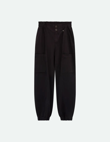 PALAIS - Pantalon battle noir 7/8e-4