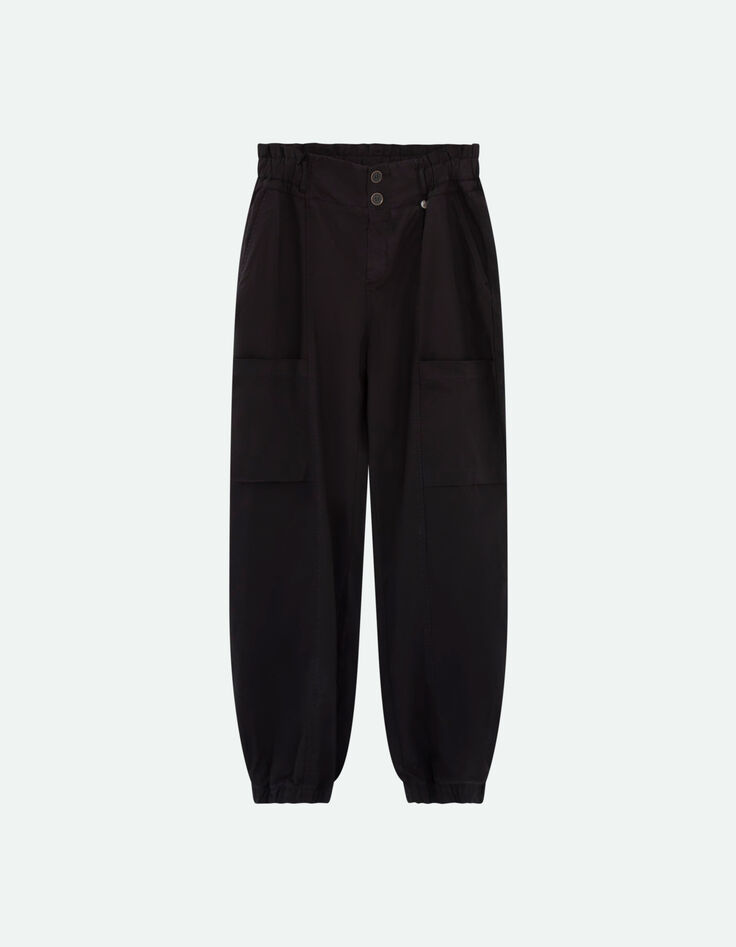 PALAIS - Pantalon battle noir 7/8e-4