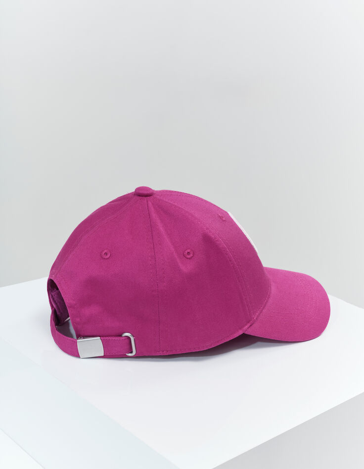 ALEA - Casquette rose broderie monogramme -2