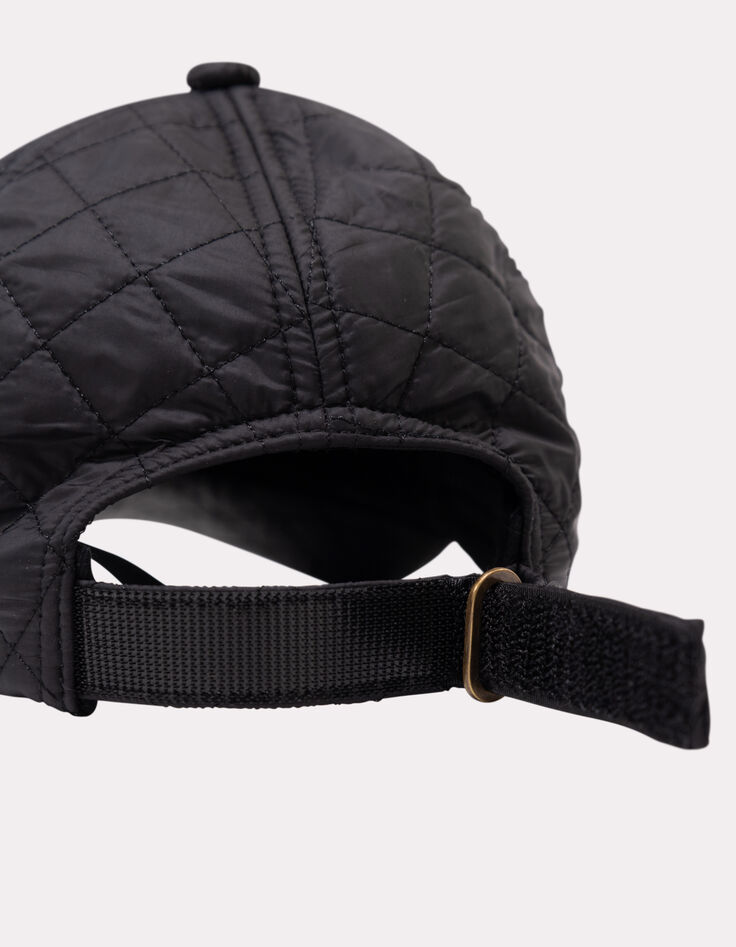 ALISE - Casquette noire matelassée-4
