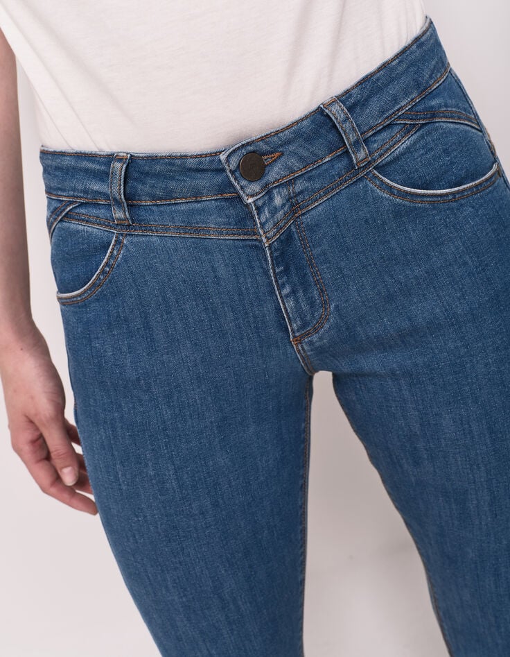 LE INDI - Jean slim medium wash 7/8ème effet push up-2 LE INDI - Jean slim medium wash 7/8ème effet push up-2