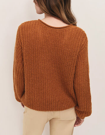 TING - Pull cashew nuts tricot fantaisie détails lurex-4