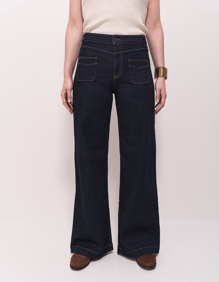 LE HAILEY - Jean flare brut-2 LE HAILEY - Jean flare brut-2