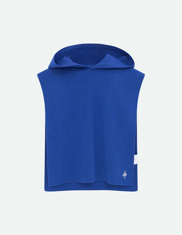 AXEN - Col à capuche santorin blue en tricot-4