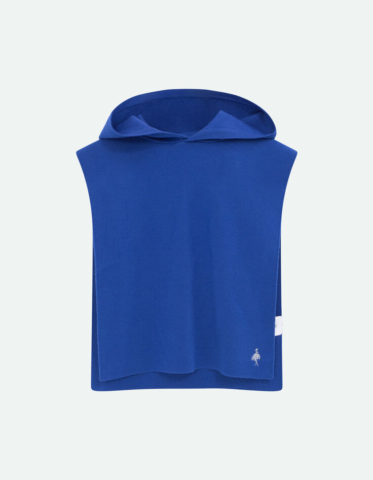 AXEN - Col à capuche santorin blue en tricot-4