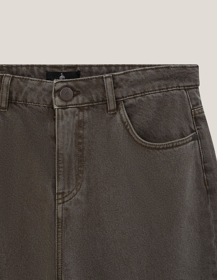 LE TAYLOR - Jean slouchy vétiver 7/8e-7