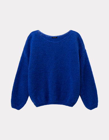 TIARA - Pull bleu tricot-5 TIARA - Pull bleu tricot-5