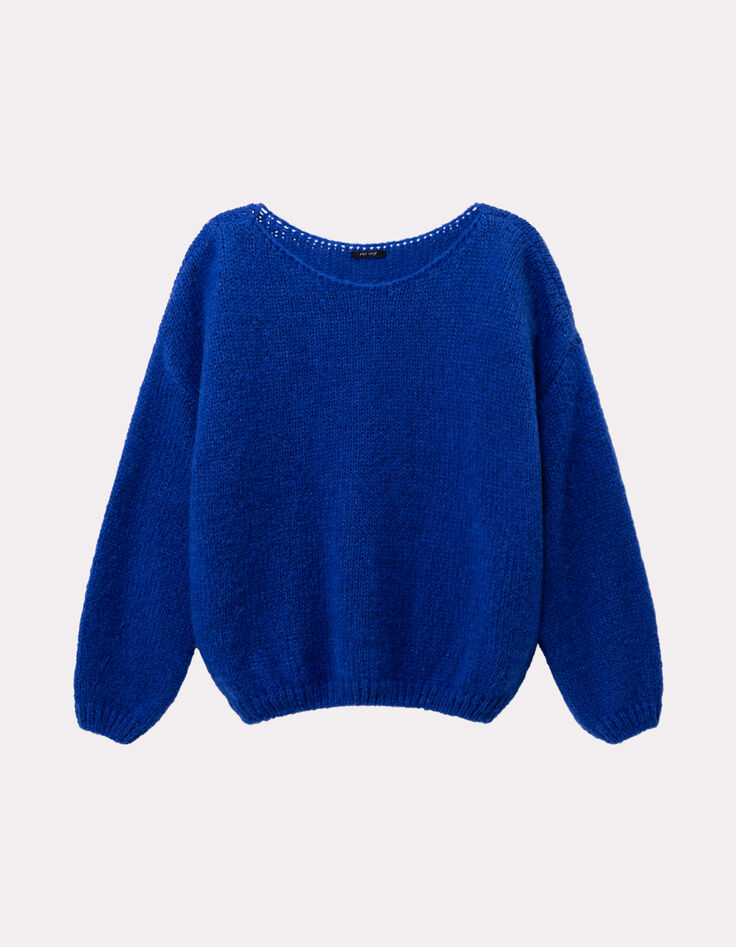 TIARA - Pull bleu tricot-5 TIARA - Pull bleu tricot-5