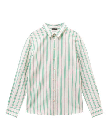 COLBY - Chemise rayures vertes fantaisie-1 COLBY - Chemise rayures vertes fantaisie-1