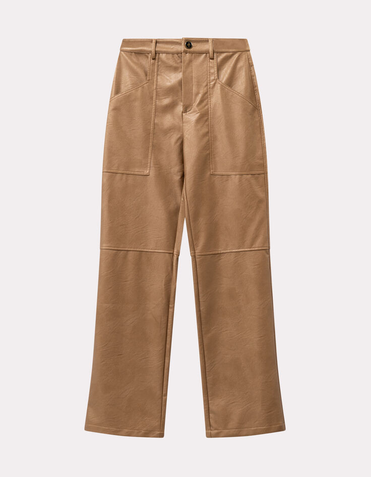 PRISSY - Pantalon cuivré esprit rock 7/8e-1 PRISSY - Pantalon cuivré esprit rock 7/8e-1