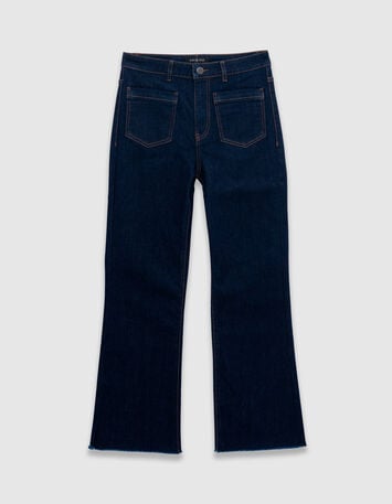 LE KARLIE - Jean bootcut marine waterless 7/8ème-5 LE KARLIE - Jean bootcut marine waterless 7/8ème-5
