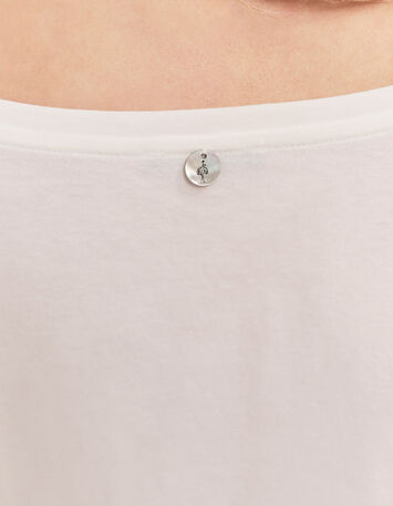 MARCO - T-shirt écru visuel aquarellé-4