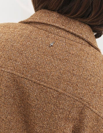 DUNE - Manteau cashew nuts lainage fantaisie-5