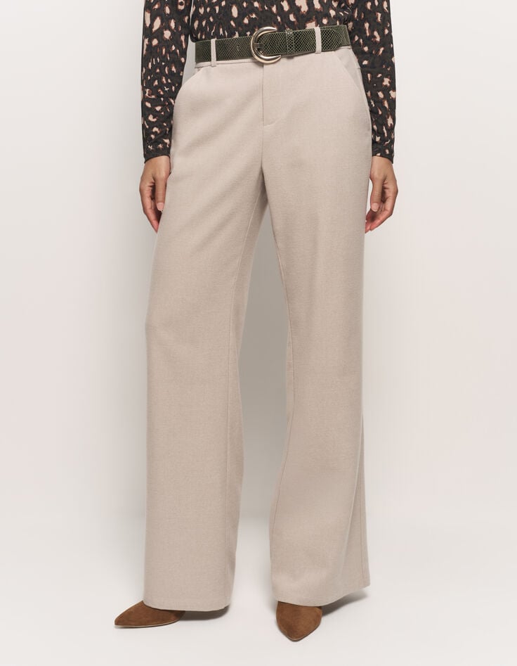 POETE - Pantalon de costume beige large-3 POETE - Pantalon de costume beige large-3