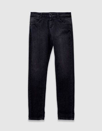 LE INDI - Jean slim gris chiné 7/8ème effet push up-6 LE INDI - Jean slim gris chiné 7/8ème effet push up-6