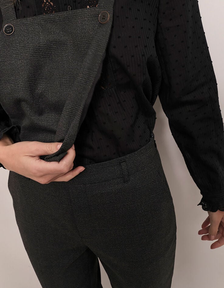 PAX - Pantalon anthracite 7/8e à motif prince-de-galles-3 PAX - Pantalon anthracite 7/8e à motif prince-de-galles-3