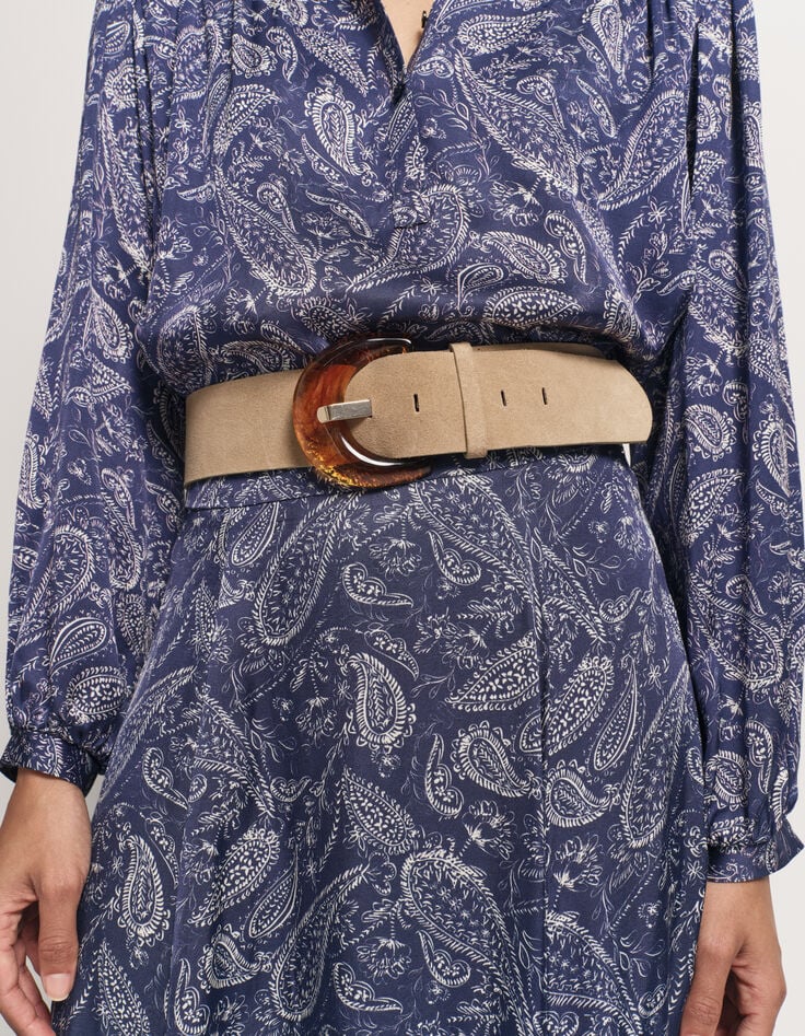 JOSEFA - Jupe longue bleue Lenzing™ Ecovero™ cachemire-7 JOSEFA - Jupe longue bleue Lenzing™ Ecovero™ cachemire-7
