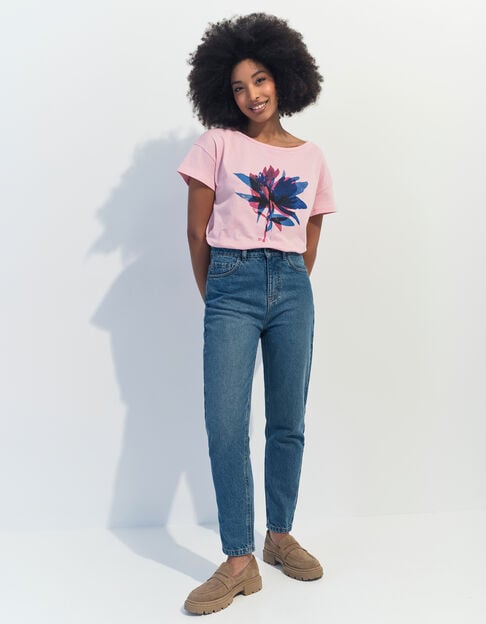 LE TAYLOR - Jean slouchy bleu waterless 7/8e  - One Step