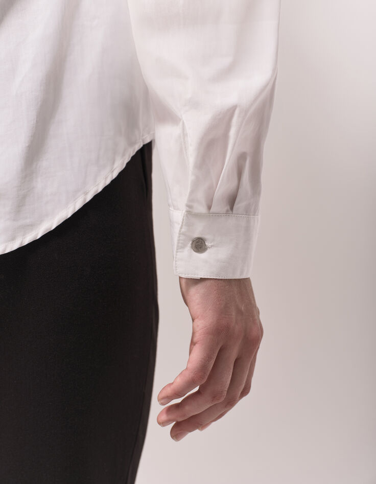 CELESTE - Chemise blanche popeline bio-4 CELESTE - Chemise blanche popeline bio-4