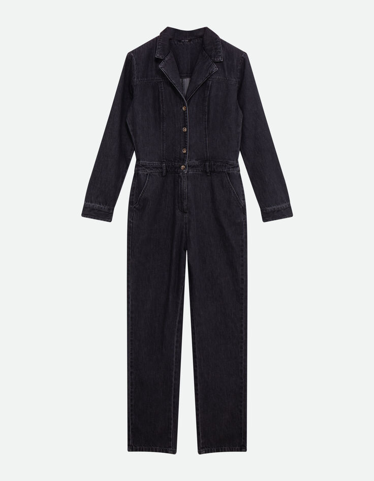 RONIN - Combinaison en jean gris waterless -4