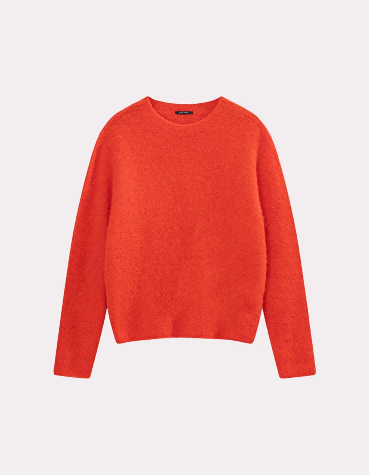 THELMA - Pull orange tricot moelleux-5 THELMA - Pull orange tricot moelleux-5